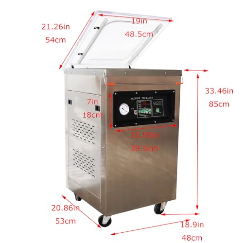 Banfluxion 110V Single Chamber Vacuum Sealer Machine 750W