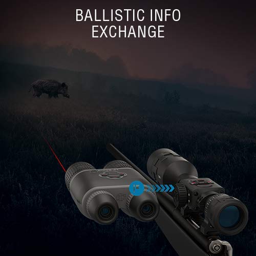 theOpticGuru ATN BinoX4T Thermal Binocular with Laser Range Finder Black