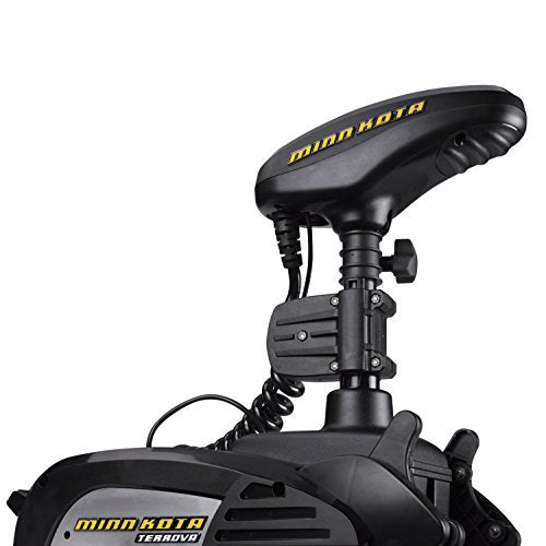 Minn Kota Terrova Freshwater Electric-Steer Bow-Mount Trolling Motor with Universal Sonar 2 & i-Pilot GPS, 112 lbs Thrust, 60" Shaft Black