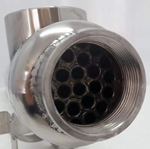 Badgerpipe Stainless Steel Tube and Shell Heat Exchanger for Pools/Spas 3,000,000 BTU