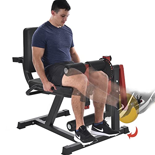 KOZYSFLER Leg Extension and Curl Machine Red