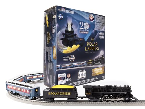 Lionel The Polar Express 20th Anniversary Electric O Gauge Bluetooth 5.0 Train Set with Remote Multicolor