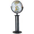 Replogle Florence 16" Diameter Globe Blue Ocean with Raised Relief and Black Metal Stand