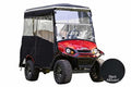 RED DOT Premium Golf Cart Enclosure for EZGO Express S4 Elite Golf Carts | Black AllGuard Fabric
