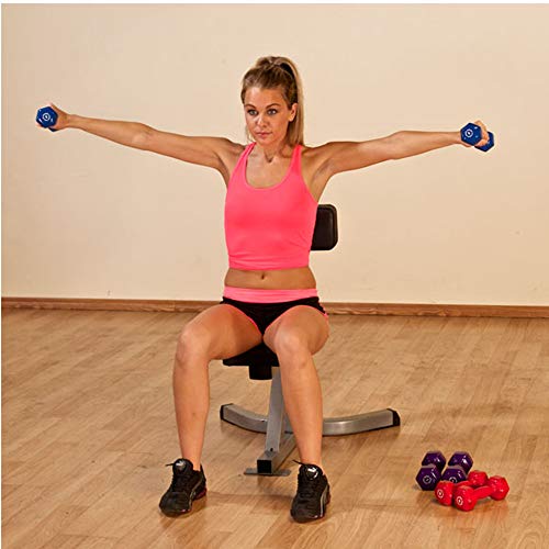 Body-Solid Vinyl Dumbbell Set Complete Set