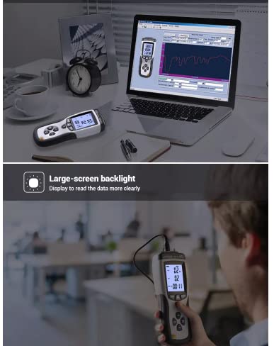 VIHELM DT-8897 Multifunction Differential Pressure Manometer Anemometer