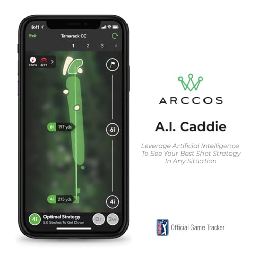 PlayBetter Arccos Smart Sensors (Gen3+) & Arccos Link Pro Gift Box Bundle - Set of 14 Golf Shot Tracker System, A.I. GPS Rangefinder - Includes PlayBetter Portable Charger, Wall Adapter & Hard Case, Gift Box with Arccos Link Pro