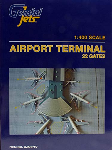 Daron Gemini Jets Airport Terminal 1:400 Double Rotunda 22 Gates Multicolour