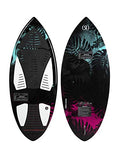 Ronix Women's Carbon Air Core 3 Skimmer Wakesurf Board Black/Mint/Cora