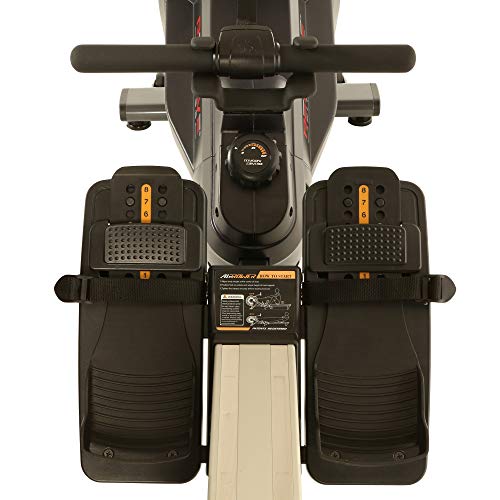 RESOLVE FITNESS R1 Commercial Dual Drive Rower Gray Red Black