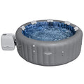 Bestway SaluSpa Santorini HydroJet 5 to 7 Inflatable Hot Tub Gray