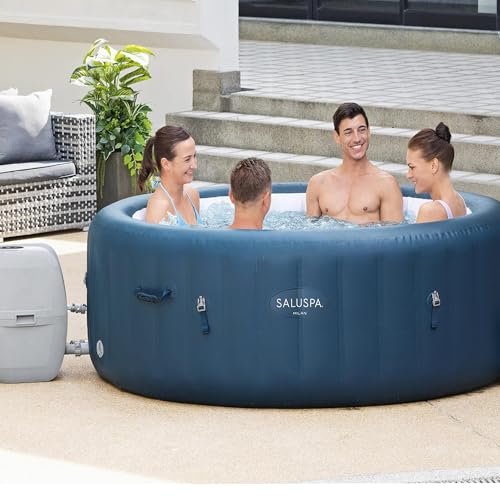 Bestway SaluSpa Milan AirJet Inflatable Hot Tub Navy