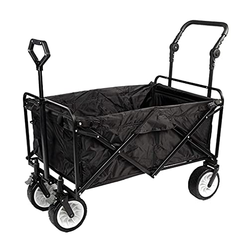 5sssallefaa Foldable Beach Cart Heavy Duty Utility Wagon 100kg Capacity
