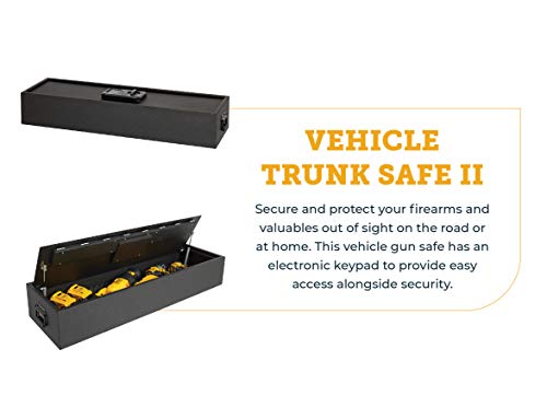 SnapSafe Trunk Safe II Vehicle Gun Safe Black