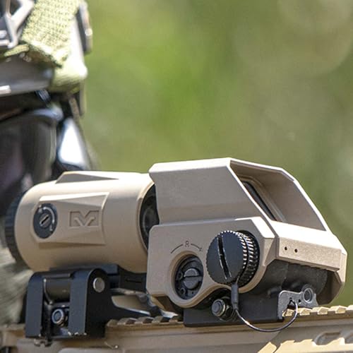 Meprolight Mepro Tru-Vision Reflex Sight and MMX3 Magnifier Tactical Combo Pack Tan