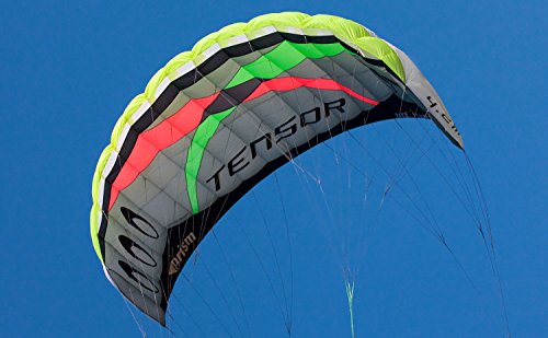 Prism Kite Technology Tensor 5.0 Convertible Dual/Quad-line Power Kite Silver