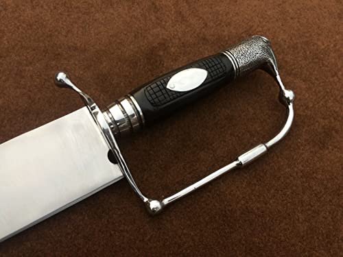 SUFI Custom Handmade 5160 Spring Steel Juan Segiun Bowie Knife Museum Replica White