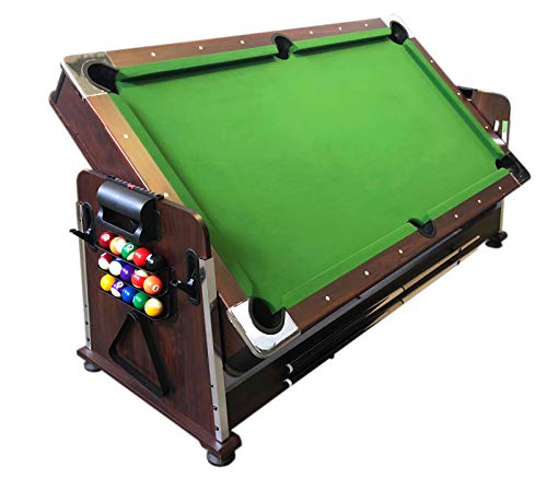 Simba USA 4 in 1-7Ft Multifunctional Game Table Green/Red/White