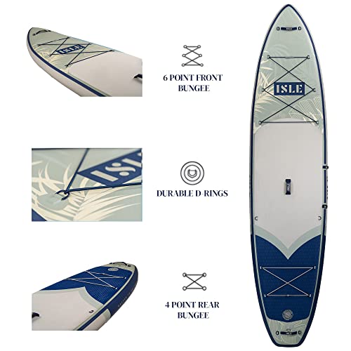 ISLE Explorer Inflatable Stand Up Paddle Board Palm/Seafoam