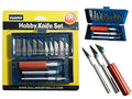 Family Maid Wholesale Hobby Knife Set 13pc Red/Silver