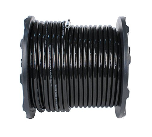 Schieffer Co. 3/8in. x 300ft. 4000 PSI Thermoplastic Sewer Jetter Hose with 8.0 Orifice Button Nose and Rotating Nozzles Clear