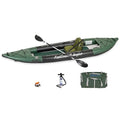 Sea Eagle 385FTA Fasttrack Angler Inflatable Green Fishing Kayak - Hunter Green