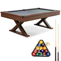 EastPoint Sports Dunhill 87-Inch Rustic Pool Table Multi-Color
