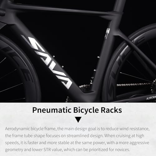 SAVADECK Carbon Road Bike Shimano 105 Di2 7170 Black
