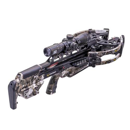 TenPoint TX 440 Vektra Compact Forward Draw Crossbow with ACUslide MAXX, EVO-X Elite Scope & Three CenterPunch HPX Carbon Arrows Vektra