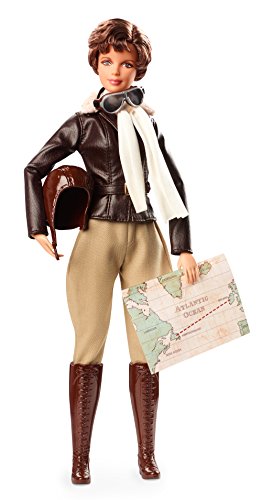 Barbie Inspiring Women Series Amelia Earhart Doll Brown