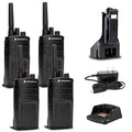 Motorola Solutions 4 x RMV2080 On-Site 2-Way Business Radio Black