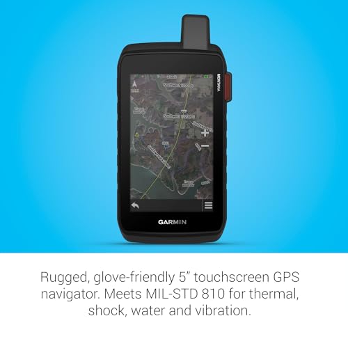 Garmin Montana® 710i Rugged GPS Handheld Navigator Black