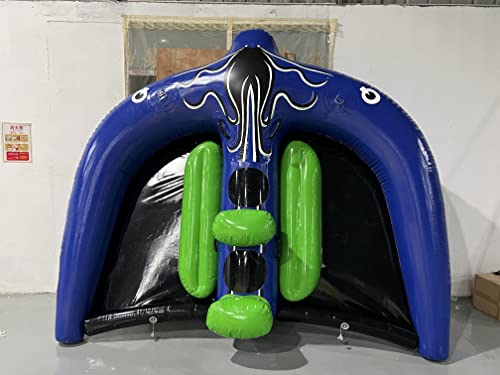 Connsann Inflatable Flying Manta Ray Tube 10x9FT Blue