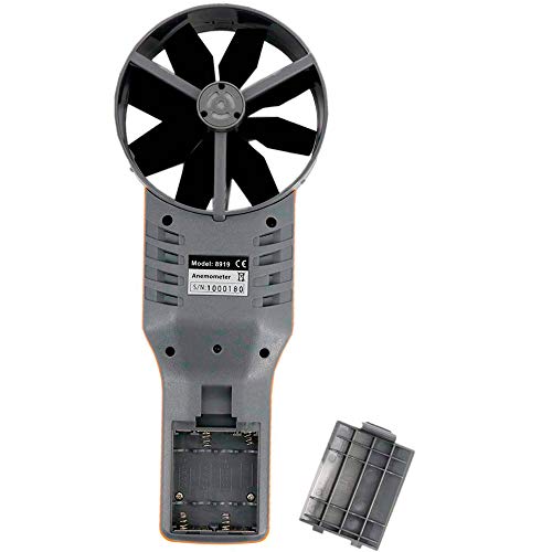 Tongbao AZ8919 Anemometer Wind Speed Tester Dewpoint Temperature Meter Grey
