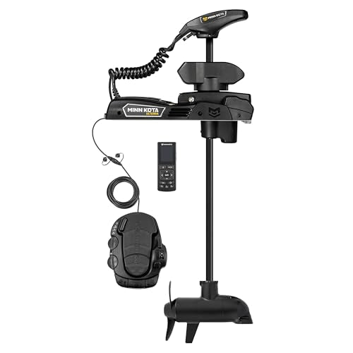 Minn Kota Ulterra Quest 90/115 lb. Thrust Trolling Motor with Dual Spectrum Chirp Sonar, 45" Shaft, Wireless Remote Black