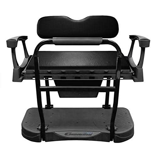 MADJAX Genesis 250 Steel Frame Golf Cart Seat Kit Black (Club Car Precedent 2004 - Up)