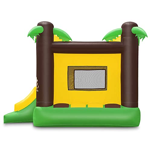 Cloud 9 Commercial Jungle Bounce House with Blower Multicolor