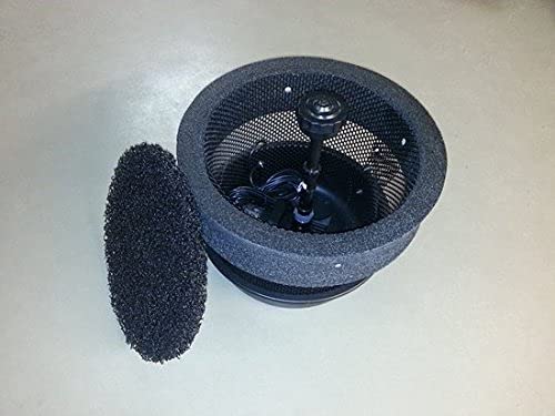 Custom Pro 3000 Floating Pond Aerator and Fountain with Multi Tier Nozzle and LED Light Ring Multicolor