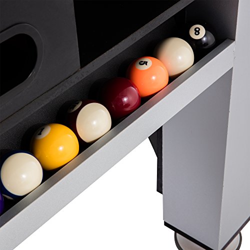 Triumph Sports 3-in-1 7' Rotating Swivel Multigame Table Black