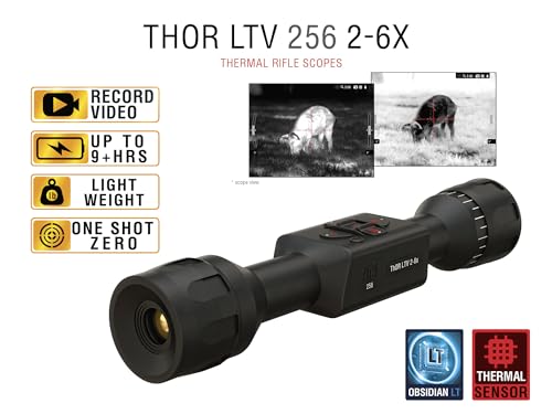 Force Technologies ATN Thor LTV Ultra Light Thermal Hunting Scope 4K+ Black