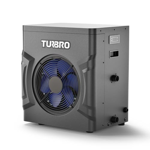 TURBRO Manatee M20 Swimming Pool Heat Pump 20,000 BTU Black