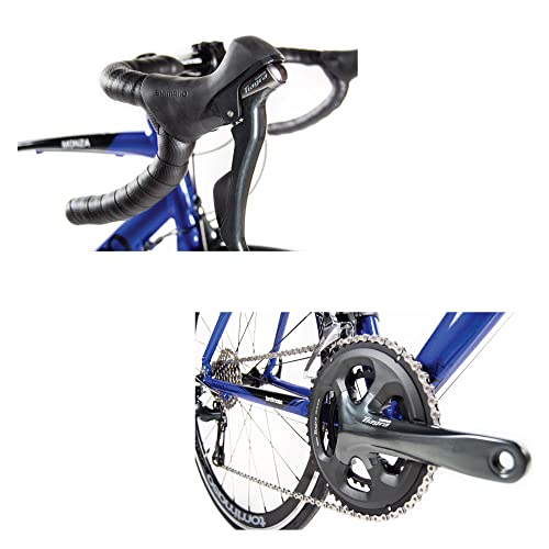 Tommaso Monza Performance Aluminum Road Bike Shimano Tiagra 24 Speeds Blue XL 60cm