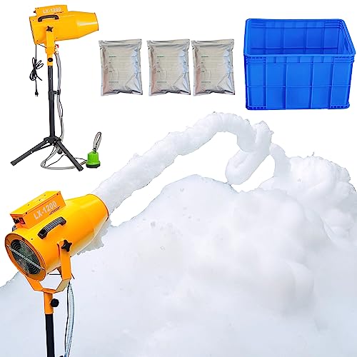 USPOINT Party Foam Machine with Foam Cannon and Water Tank Yellow