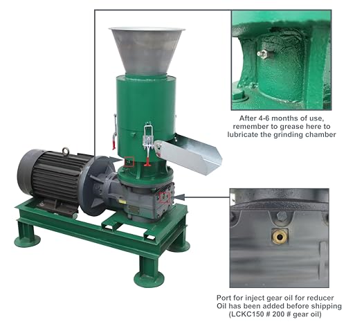 TECHTONGDA Wood Pellet Machine Press Pelletizer Green