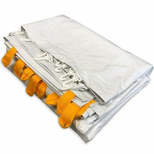 TentandTable Outdoor Cathedral Tent Sidewall 9x30 ft Waterproof UV Resistant Heavy Duty White