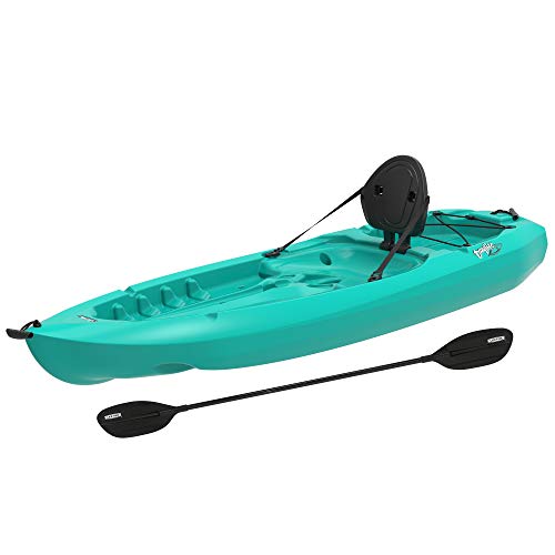 Lifetime Daylite 80 Sit-On-Top Fishing Kayak Paddle Included Aqua
