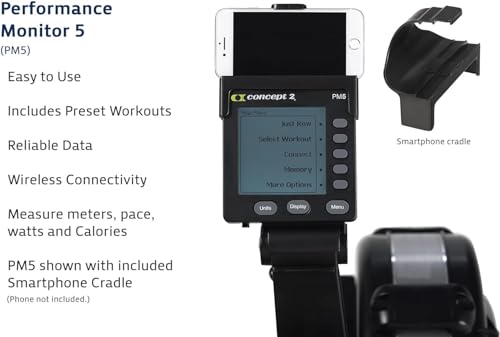 Certified Brands Concept2 RowErg Machine with Signature Series Band Black