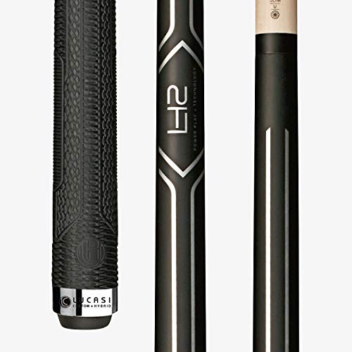 LUCASI LHC14 Pool Cue Stick Matte Black Metallic Silver Uni-loc Kamui Soft