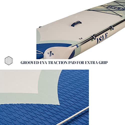 ISLE Explorer Inflatable Stand Up Paddle Board Palm/Seafoam