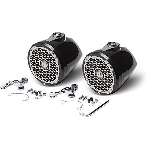 Rockford Fosgate PM2652W-MB Punch Marine 6.5" Mini Wakeboard Tower Speaker - Transparent (Pair)